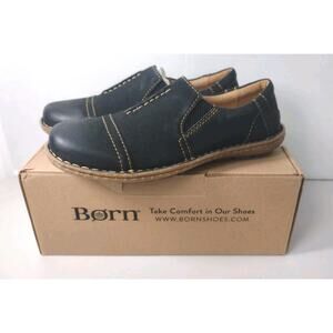 Women's Born Nampa Black Nubuck Size 8M